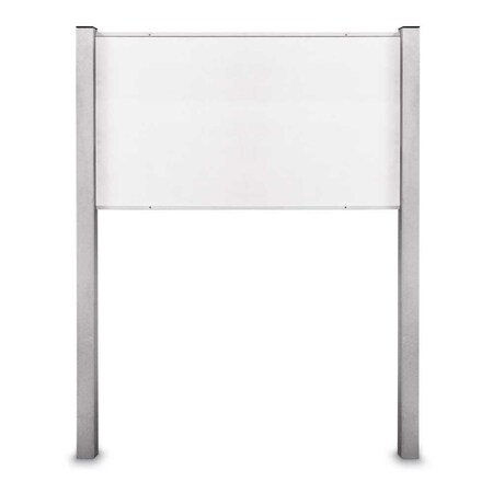 United Visual Products Corkboard, Fabric, Wht/Blk, 3 Door, 72 x 48" UV307-WHITE-BLACK